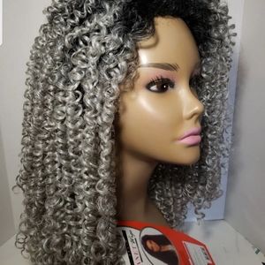 Janet salt and pepper wig